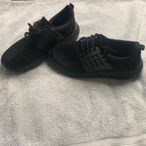 Black sneakers